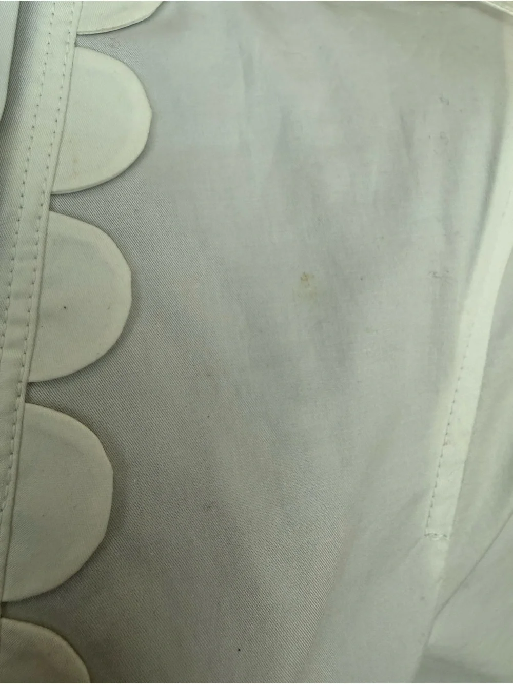 Burberry White Button-Front Shirt with Gold Tag - Picture 14 of 16